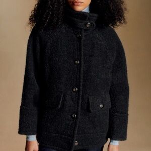 Sezane Leo Coat | Black | US 6